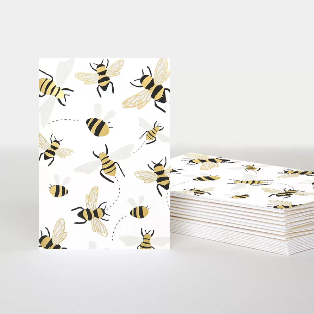 Bees Blank Notecards Pack of 10>Caroline Gardner Outlet