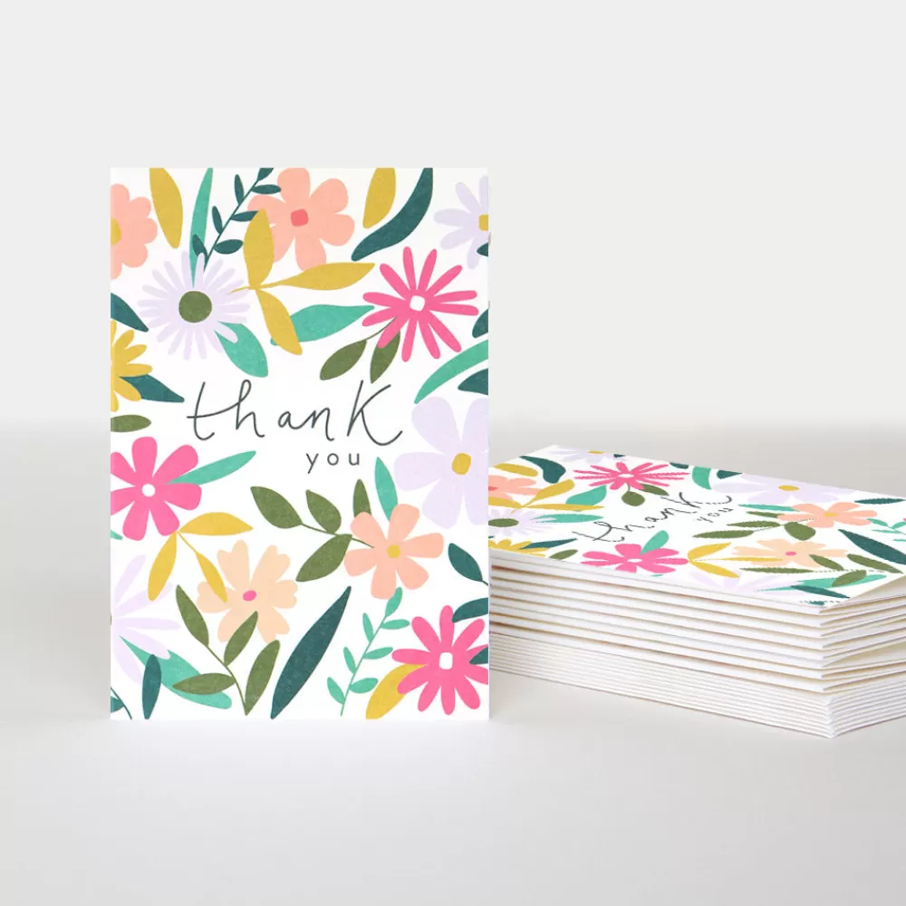 Floral Thank You Notecards Pack of 10>Caroline Gardner Sale